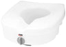 Carex® E-Z Lock™ 5 Inch Raised Toilet Seat for Standard/Elongated Toilets