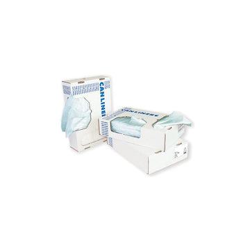 Heritage 45 Gallon Clear Heavy Duty Trash Bags - Case of 100