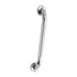 Carex Chrome Finish Knurled Steel Wall Grab Bar
