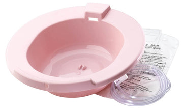 Carex® Round Sitz Bath - Dusty Rose Polypropylene