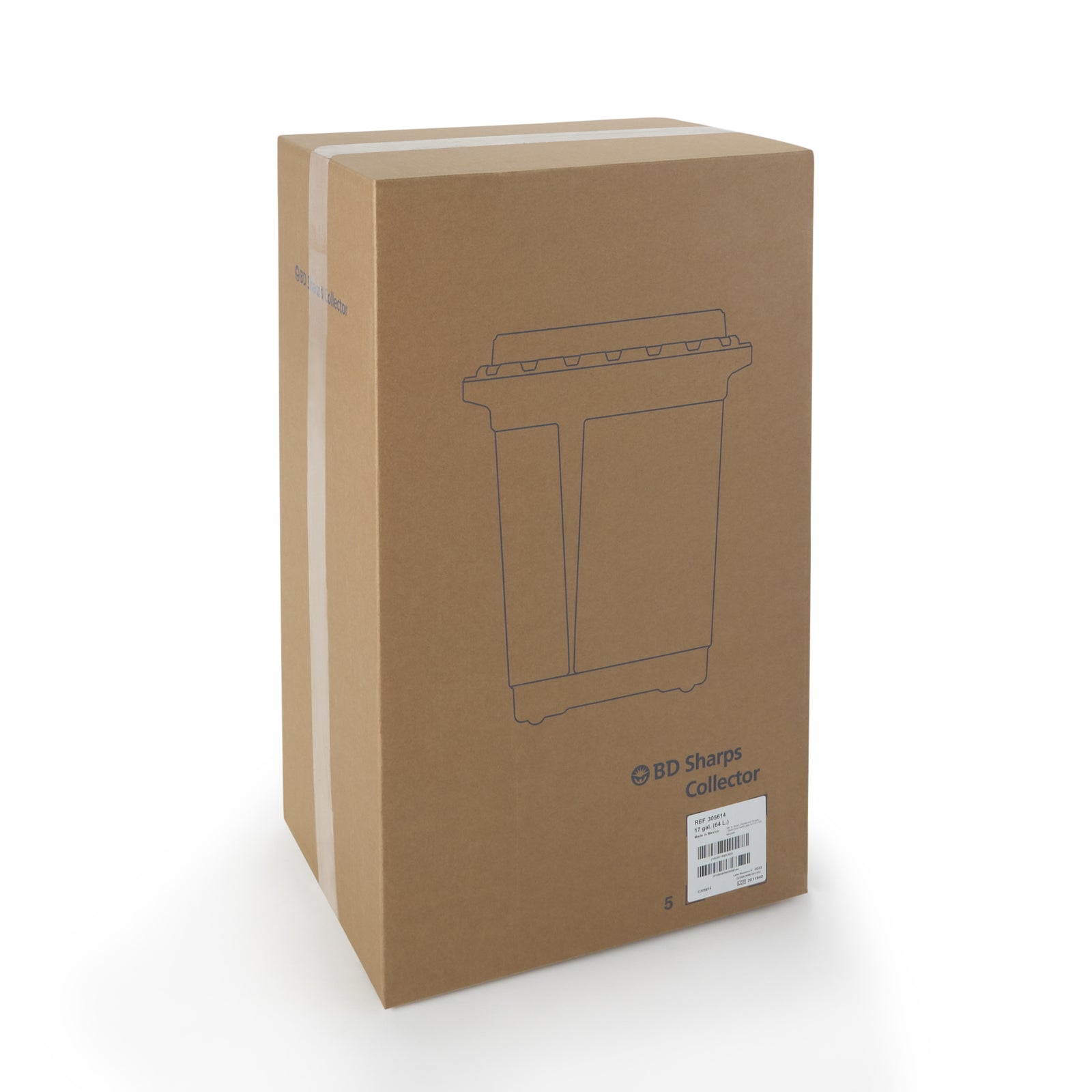 Becton Dickinson Chemotherapy Waste Container, Yellow