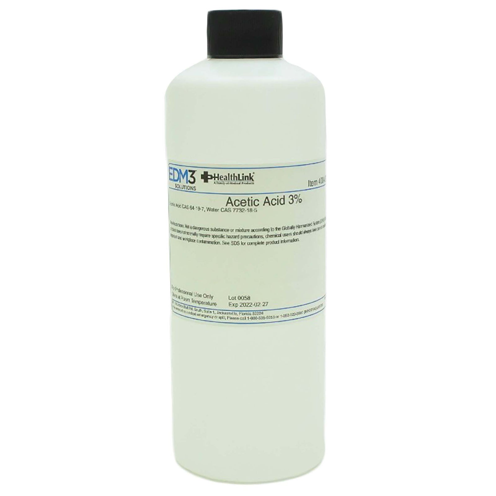 EDM 3 LLC Acetic Acid 3%