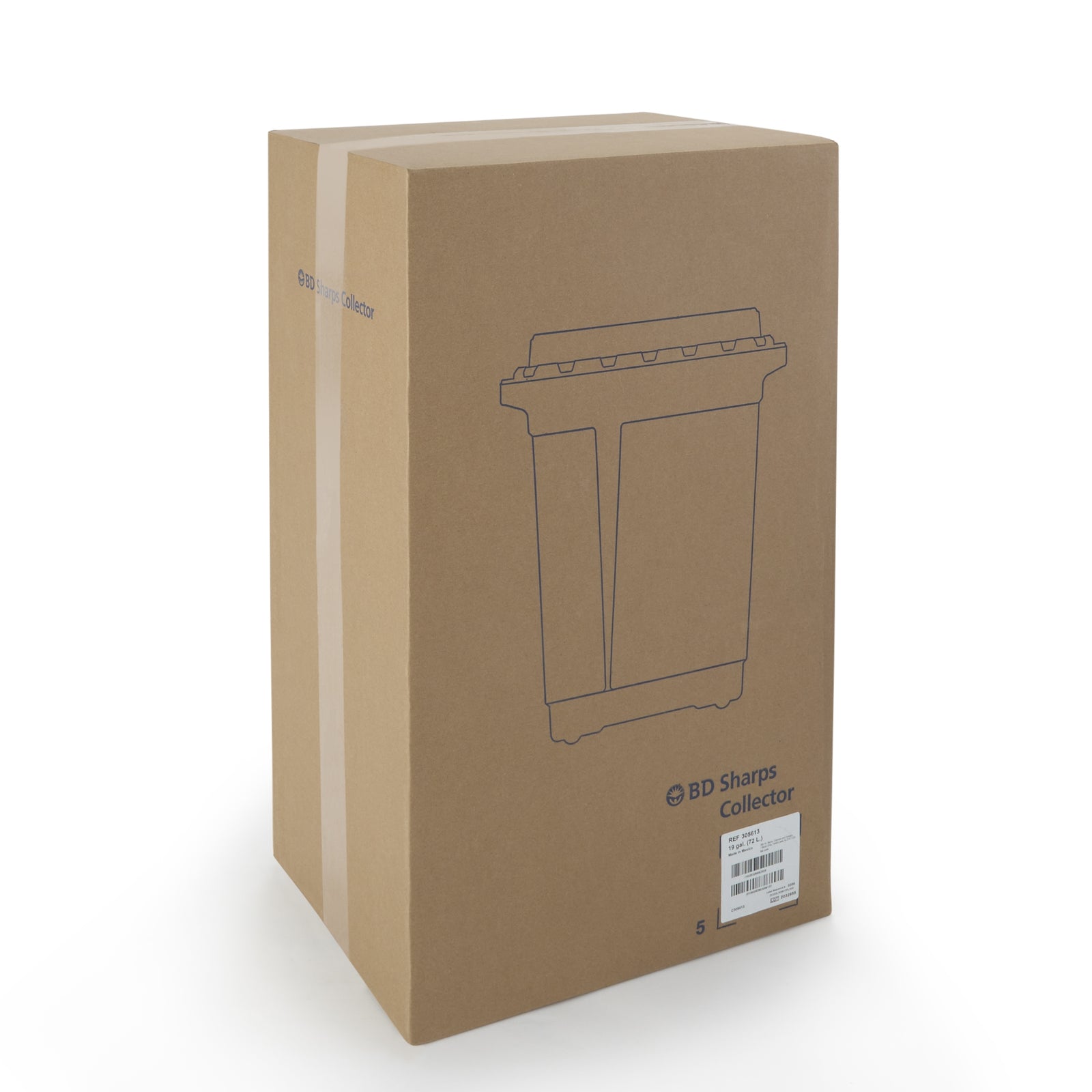 Becton Dickinson Chemotherapy Waste Container, Yellow