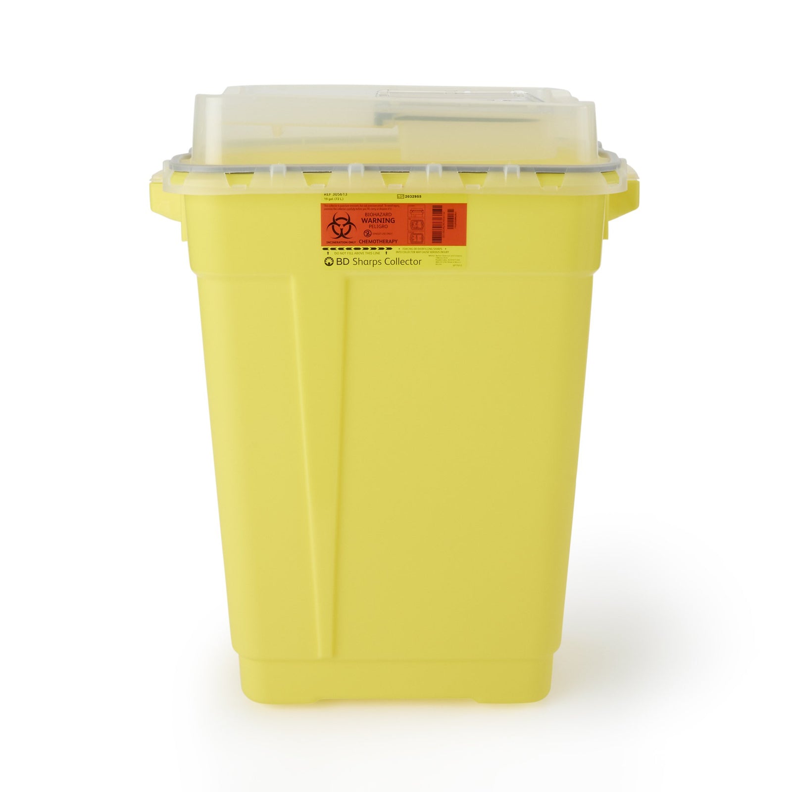 Becton Dickinson Chemotherapy Waste Container, Yellow