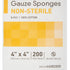 McKesson MedSurg Gauze Sponge, 8-Ply, NonSterile, 4 X 4 Inch