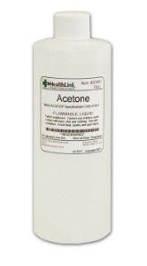 Acetone ACS Grade 100% 16 oz. Bottle