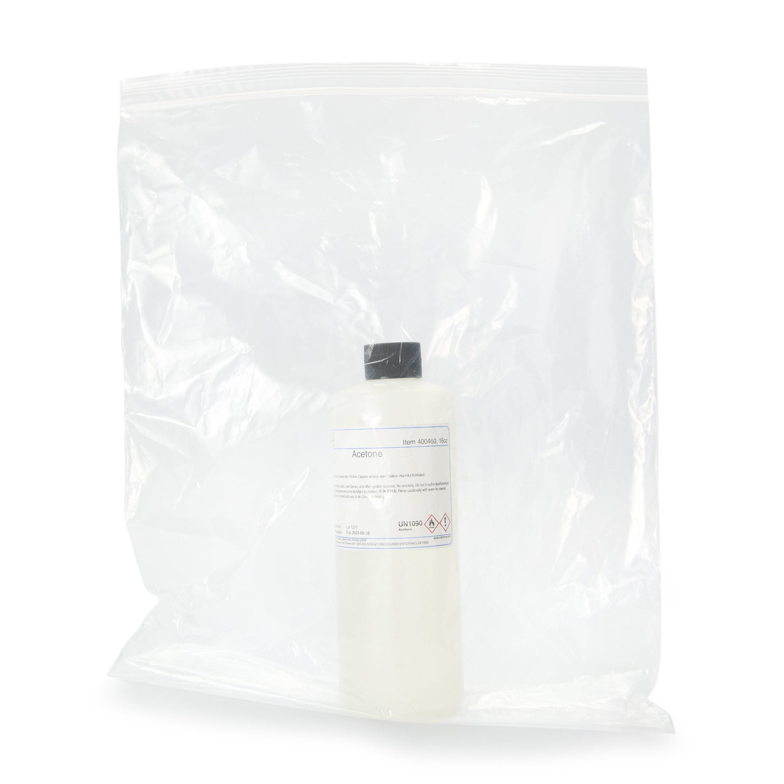 Acetone ACS Grade 100% 16 oz. Bottle