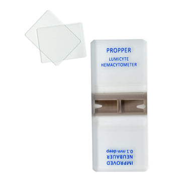 Propper Blood Counting Chamber Blood Hemocytometer, White - Box