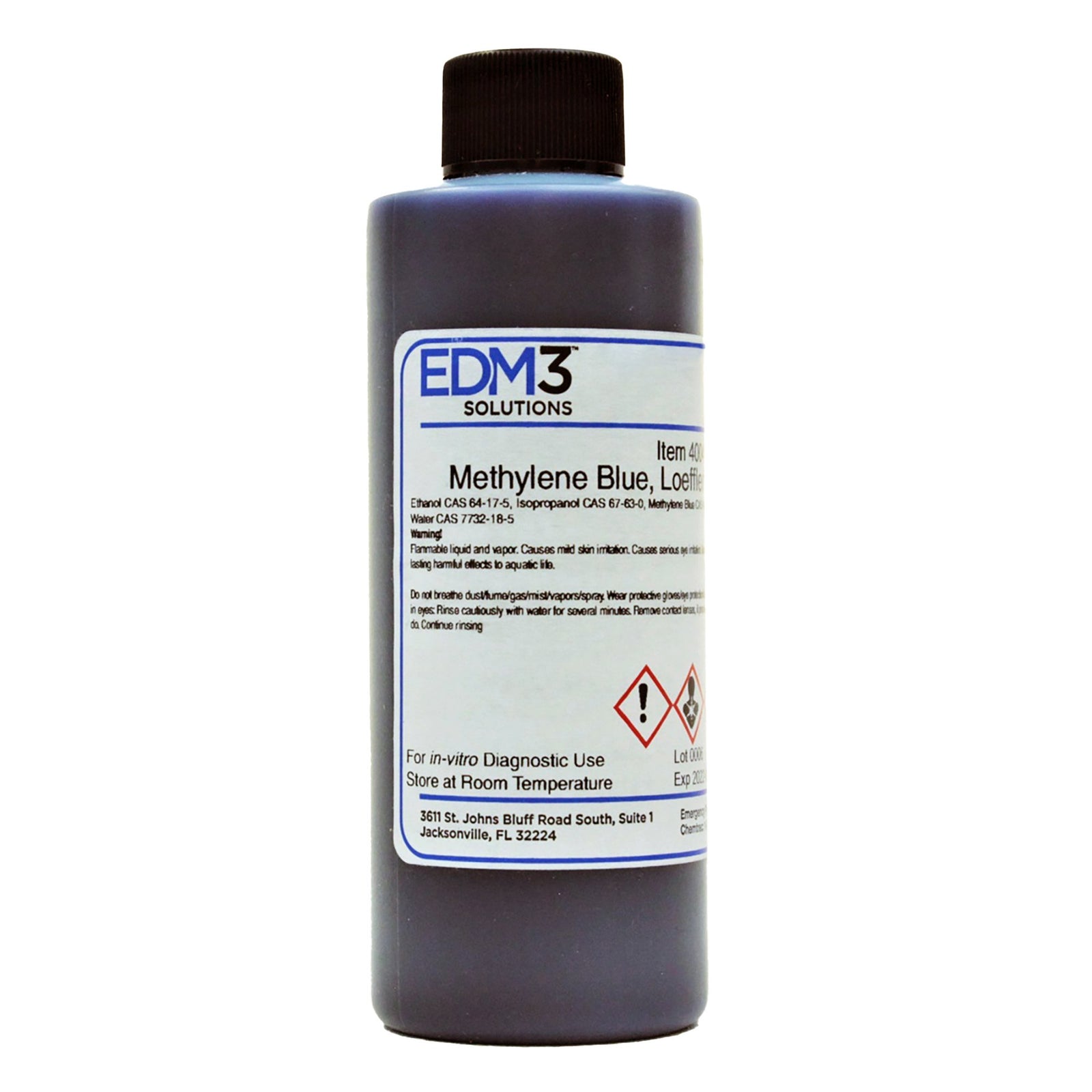 Methylene Blue Stain (Loeffler) 4 oz Bottle