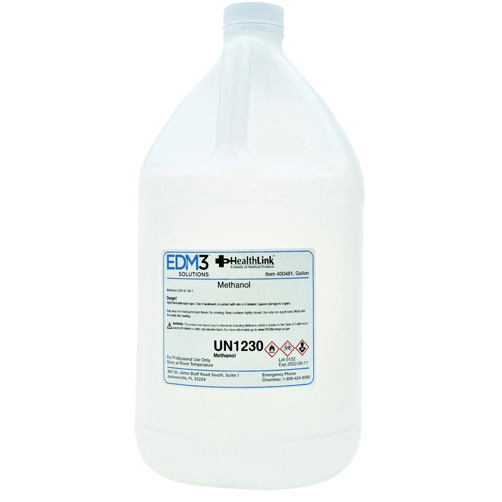 Methanol ACS Grade 100% 1 Gallon
