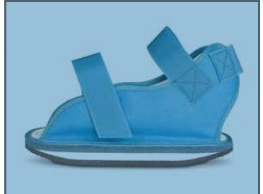 BSN Medical Pediatric Cast Shoe, Blue, 6.5 Inch