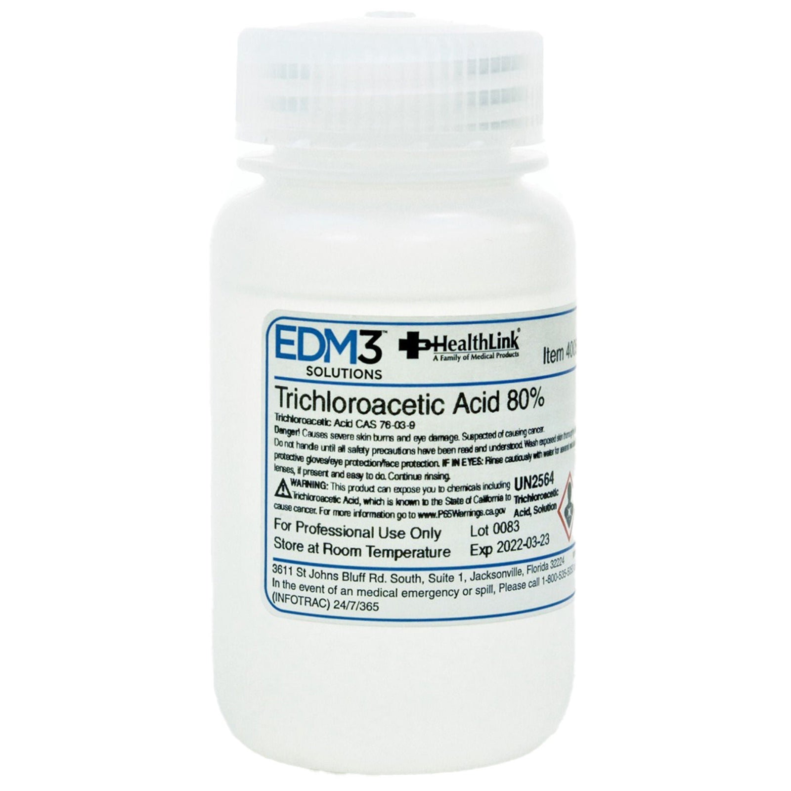 EDM 3 Trichloroacetic Acid 80%, 4 oz