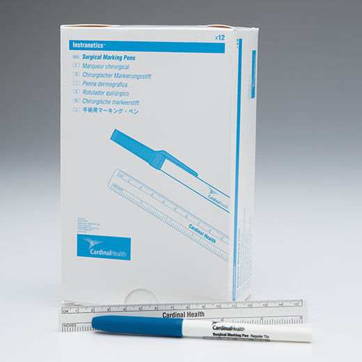 Cardinal Health™ Gentian Violet Skin Marker with Ruler - Box of 12