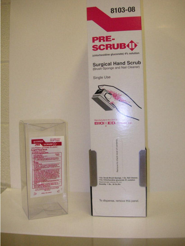 Pre-Scrub II Surgical Hand Scrub Brush Sponge, 4% Chlorhexidine Gluconate