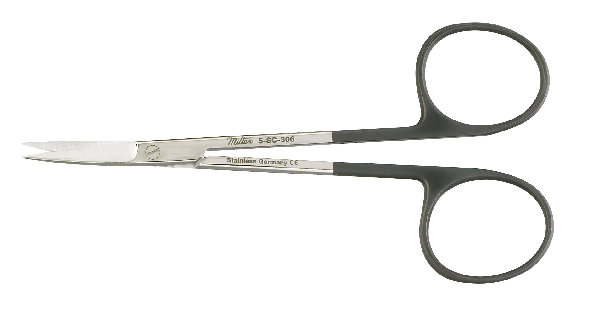Miltex SuperCut Iris Scissors 4-1/2 Inch Curved Sharp Tip