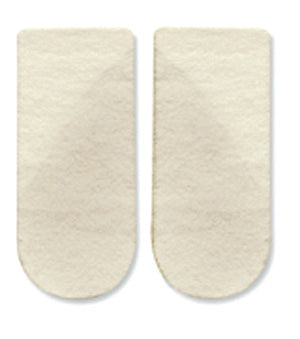 Hapad® Beige Wool Felt Heel Wedge - 3/4 x 2-1/2 Inch