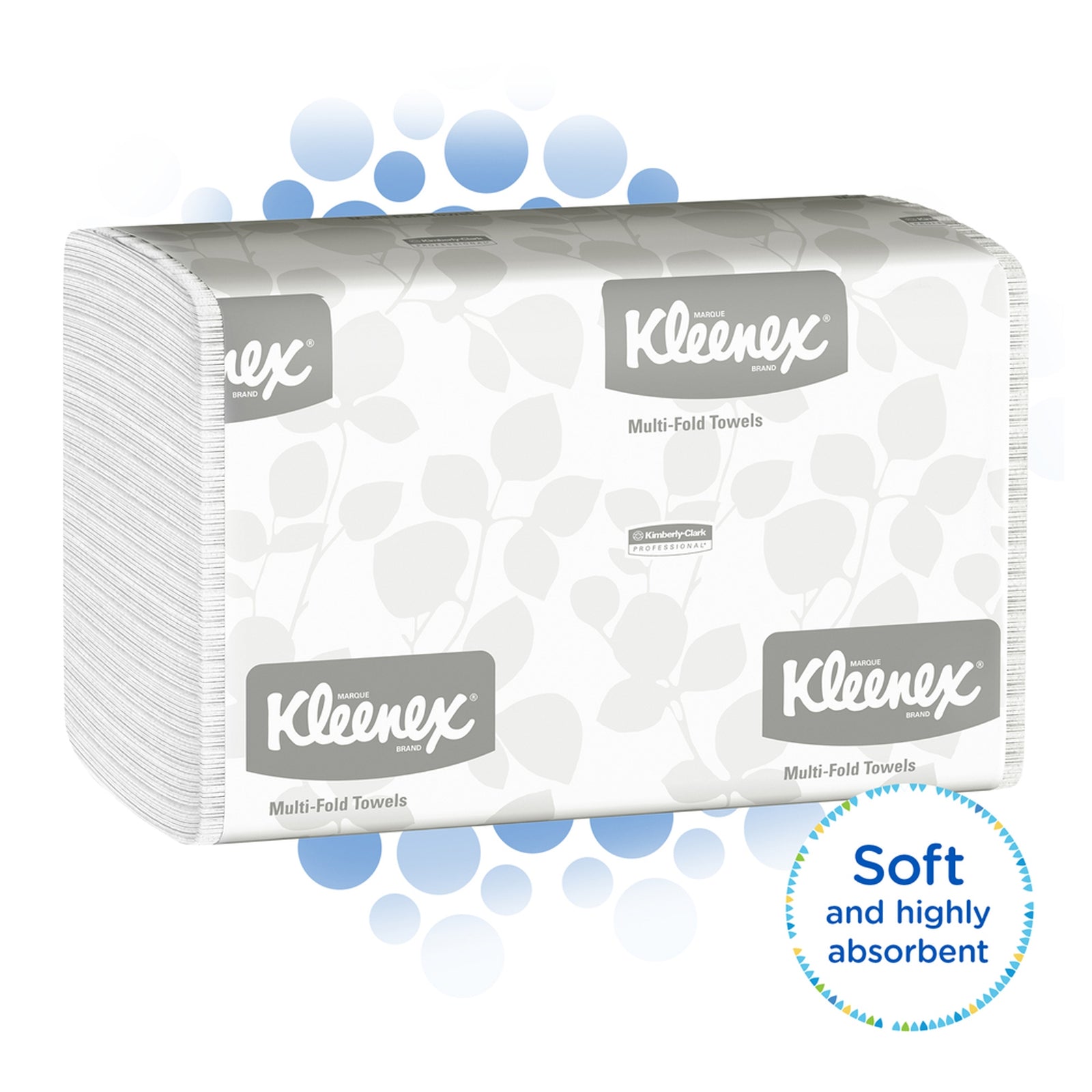 Kleenex® Multi-Fold Paper Towels 9-1/5 x 9-2/5 Inch