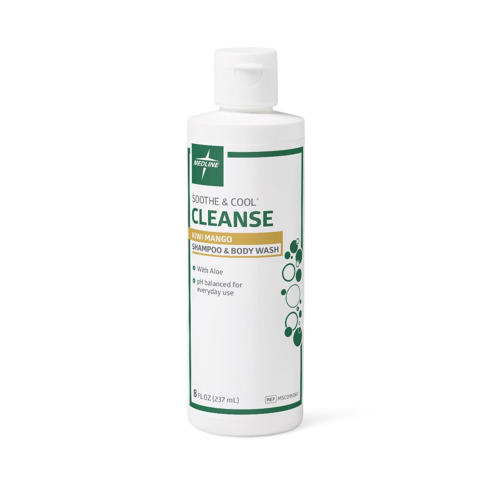 Medline Shampoo and Body Wash 8 oz. Flip Top Bottle