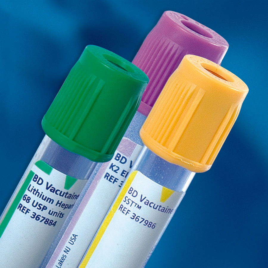 BD Vacutainer K2EDTA Tan 3mL Plasma Blood Collection Tube
