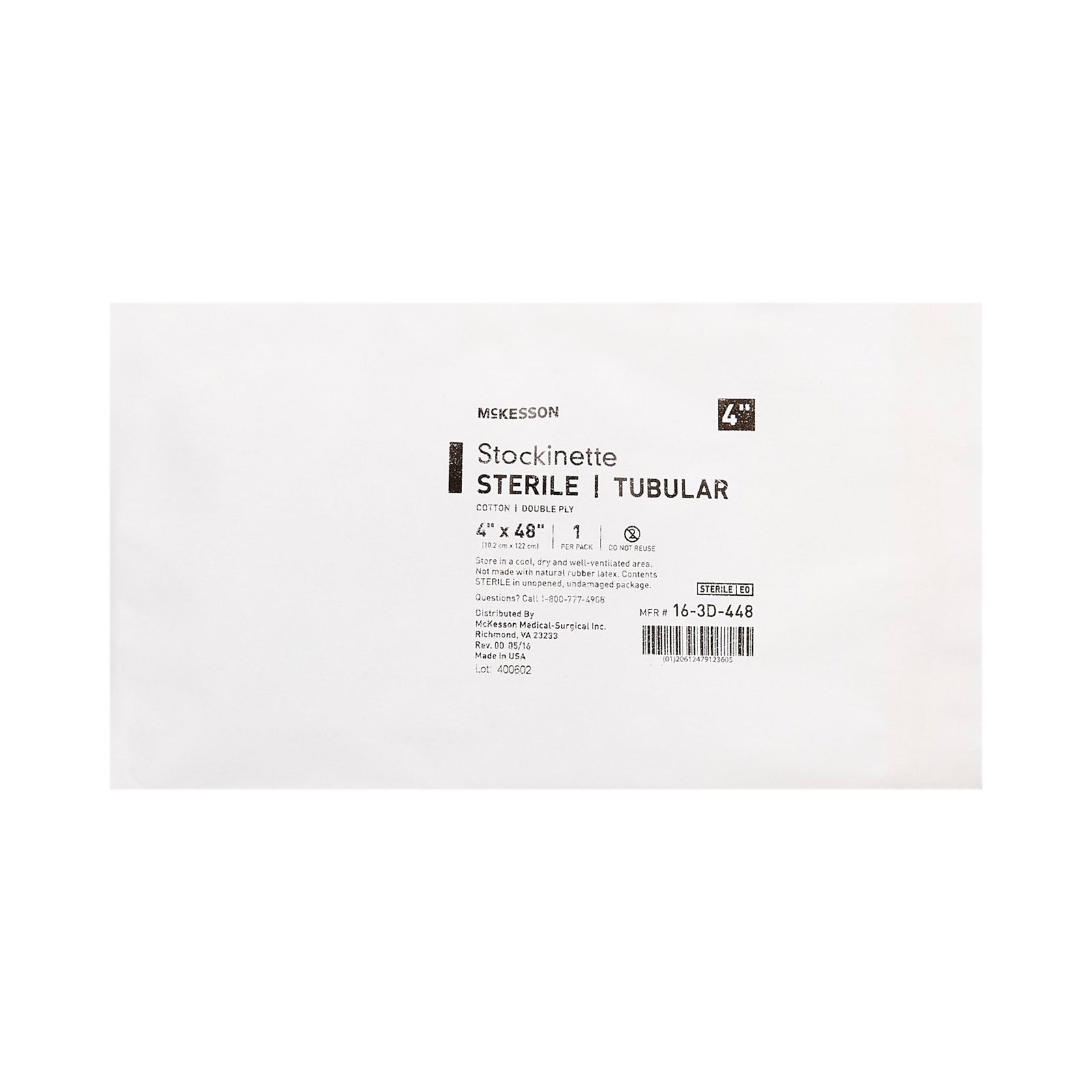 McKesson MedSurg Stockinettes Tubular 2 Ply Str