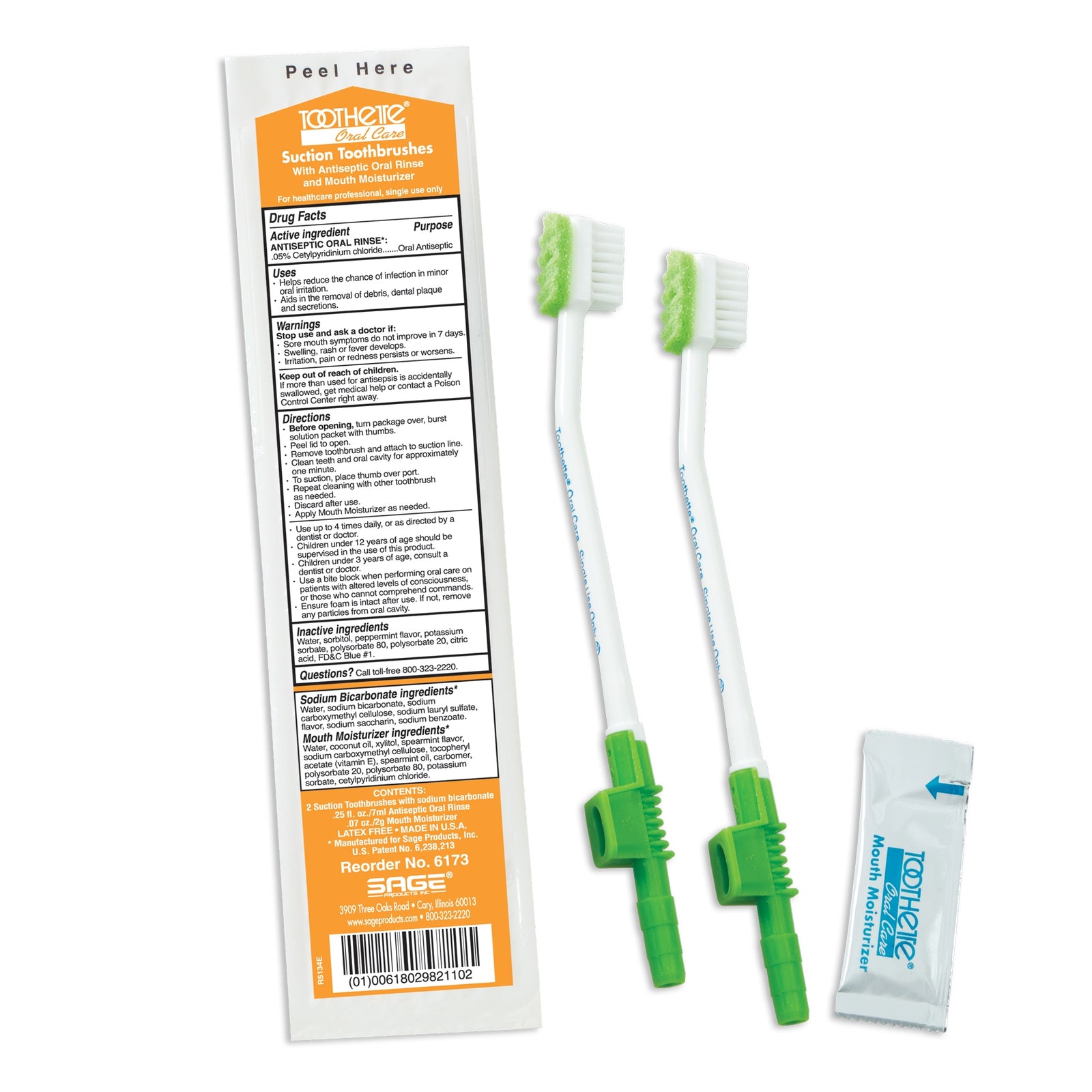 Toothette® Suction Toothbrush Kit