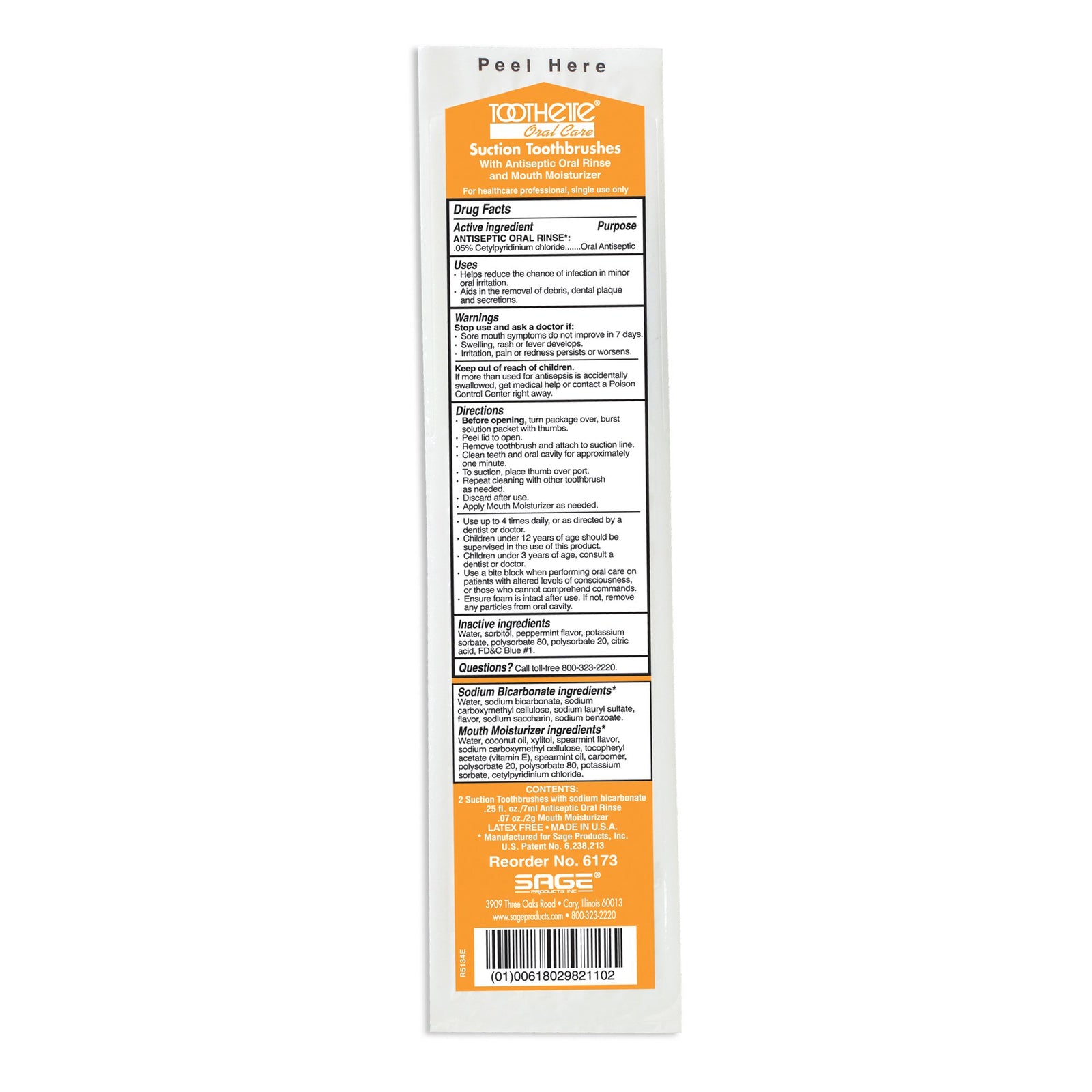 Toothette® Suction Toothbrush Kit