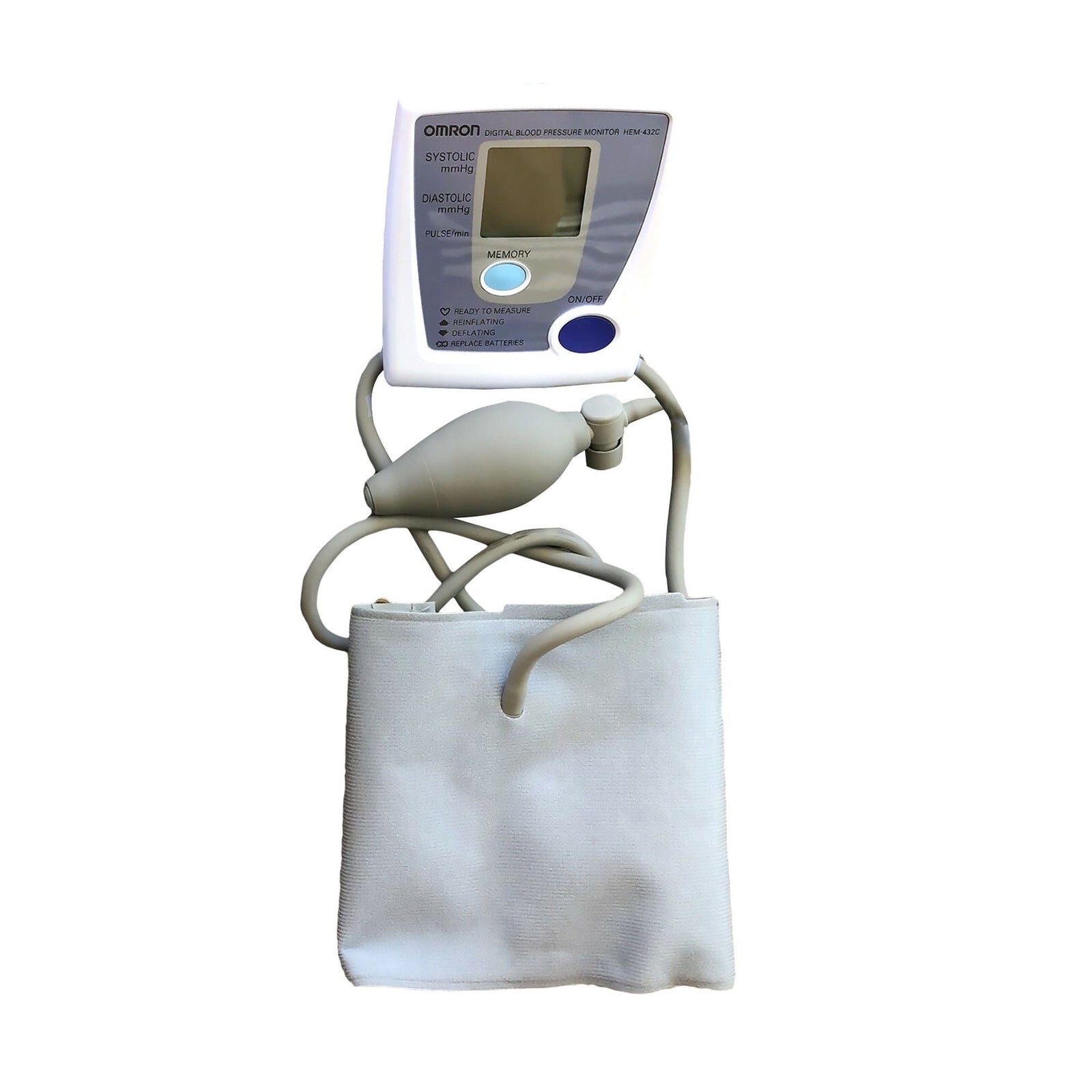 OMRON HEM-432C Manual Inflation Digital Blood Pressure Monitor