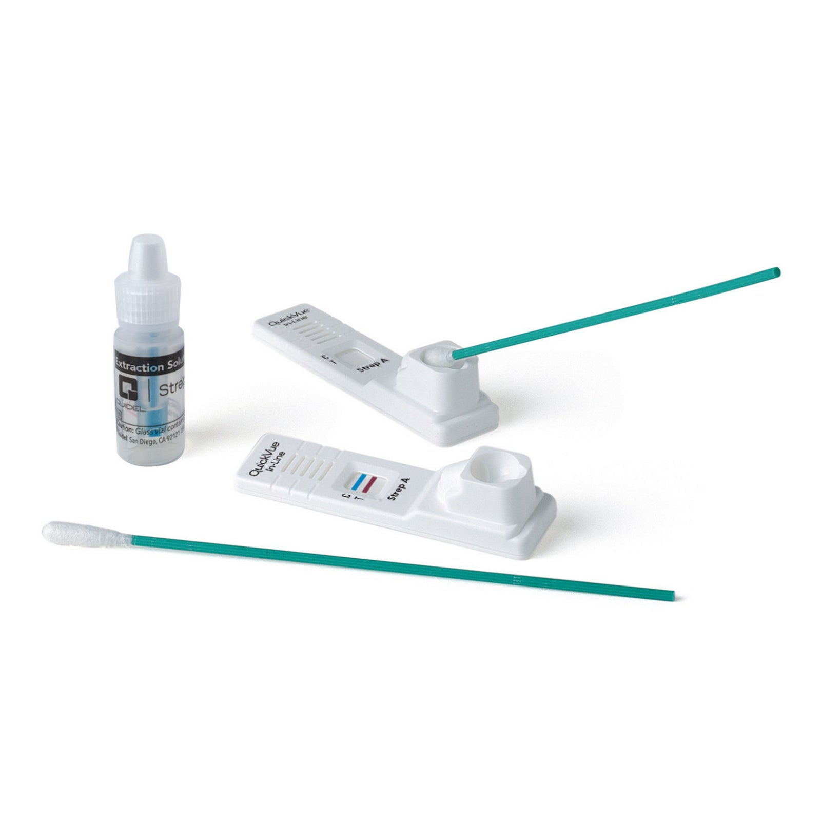 QuickVue In-Line Strep A Test Kit - 25 Tests