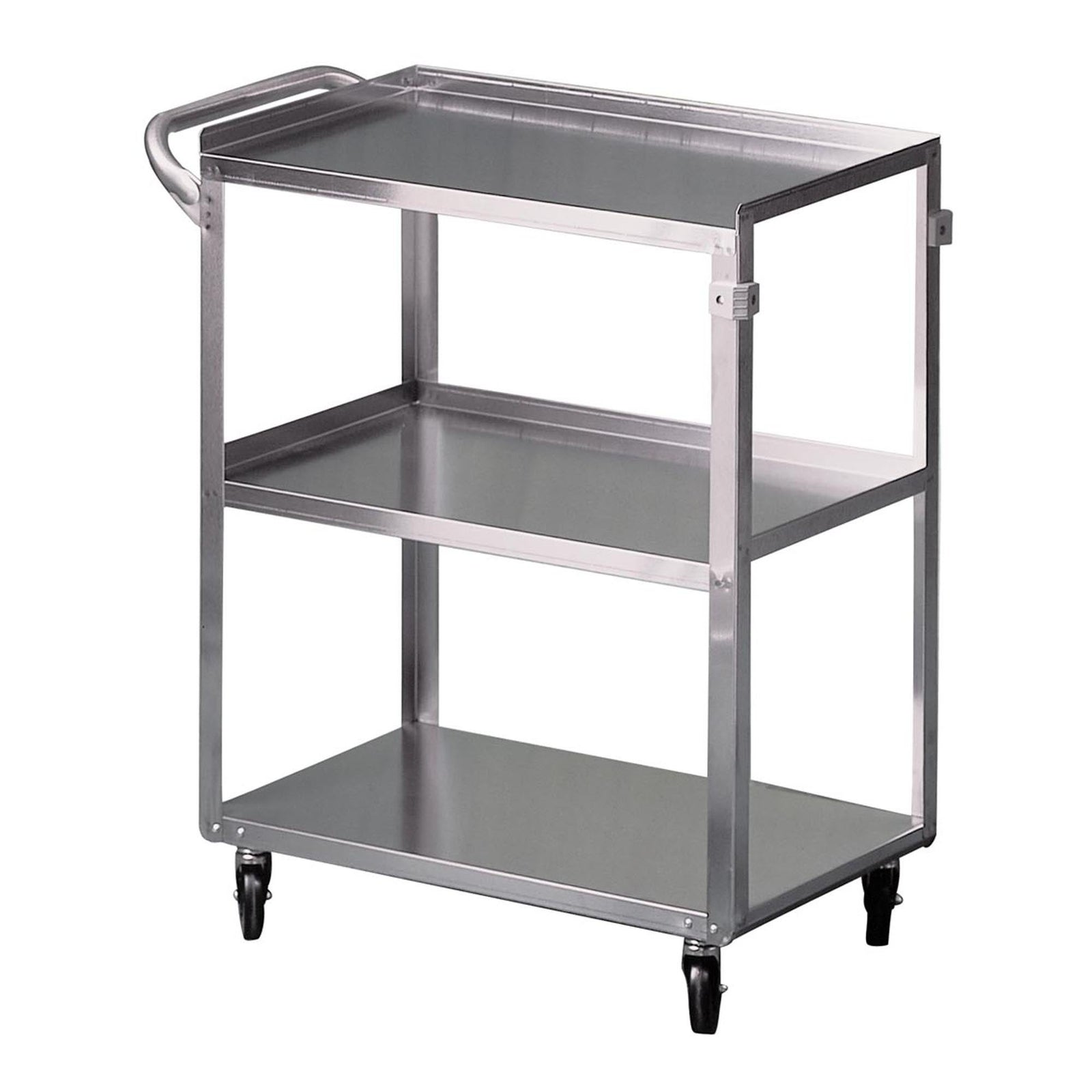 McKesson Stainless Steel Utility Cart, 3-Shelf, 300 lb Capacity