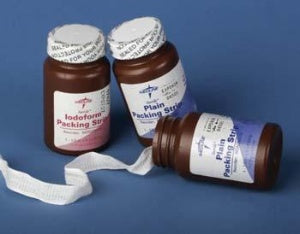 Curad Iodoform Wound Packing Strip 1/4 Inch x 5 Yard Sterile