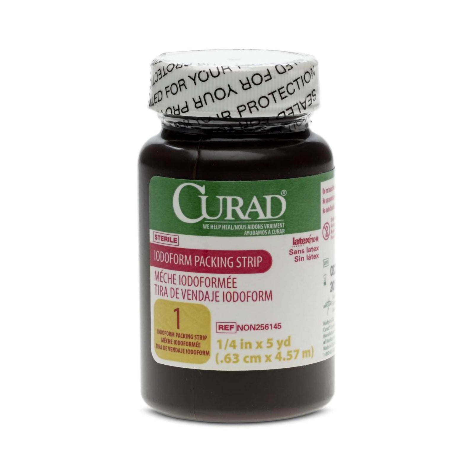Curad Iodoform Wound Packing Strip 1/4 Inch x 5 Yard Sterile