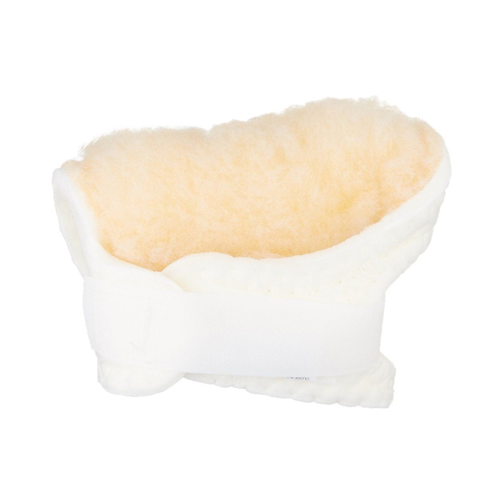 Rolyan® Foam/Sherpa Fabric Palm Protector Left Hand Cream/White One Size Fits Most