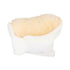 Rolyan® Foam/Sherpa Fabric Palm Protector Left Hand Cream/White One Size Fits Most