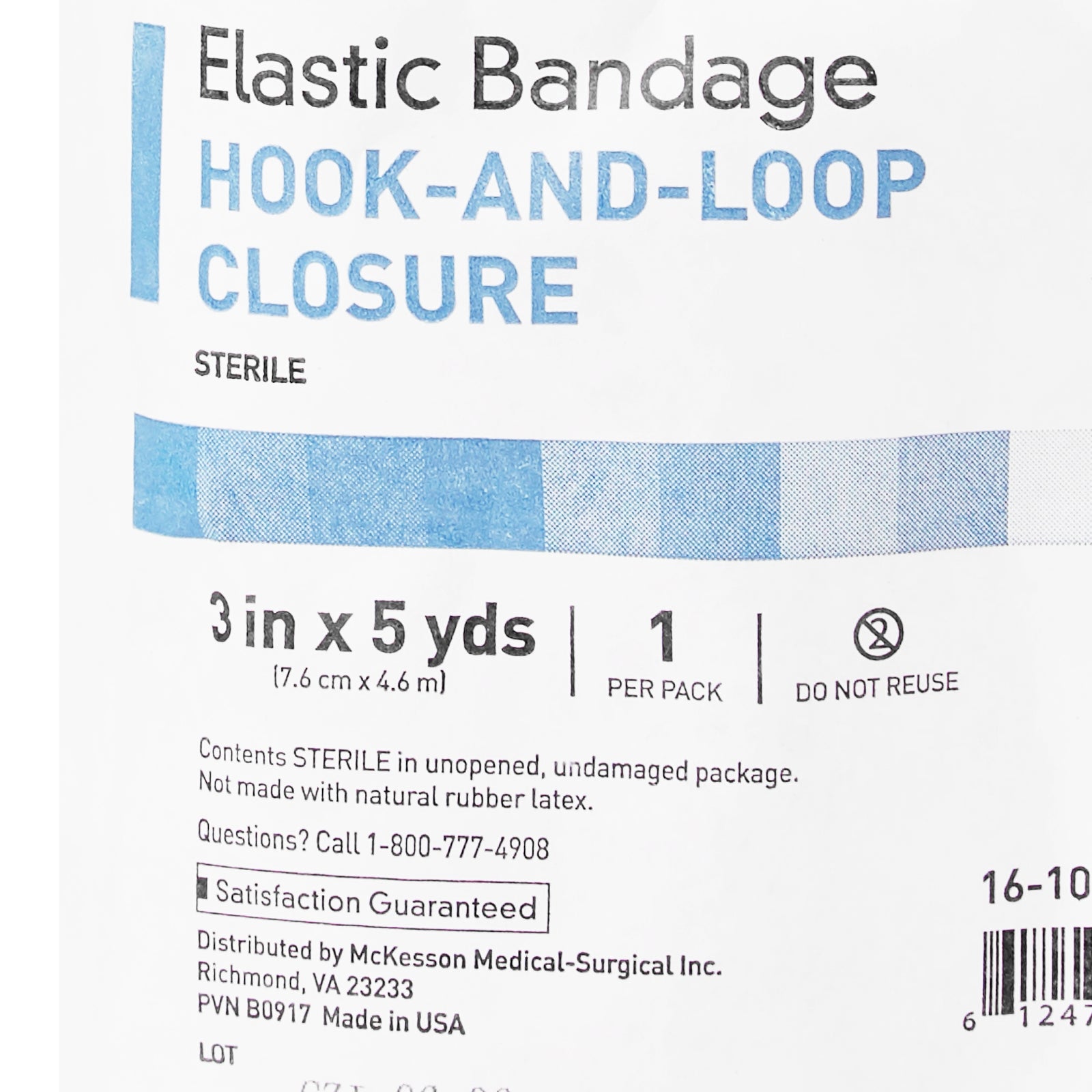 McKesson MedSurg Premium Striped Self-Closure Elastic Bandage