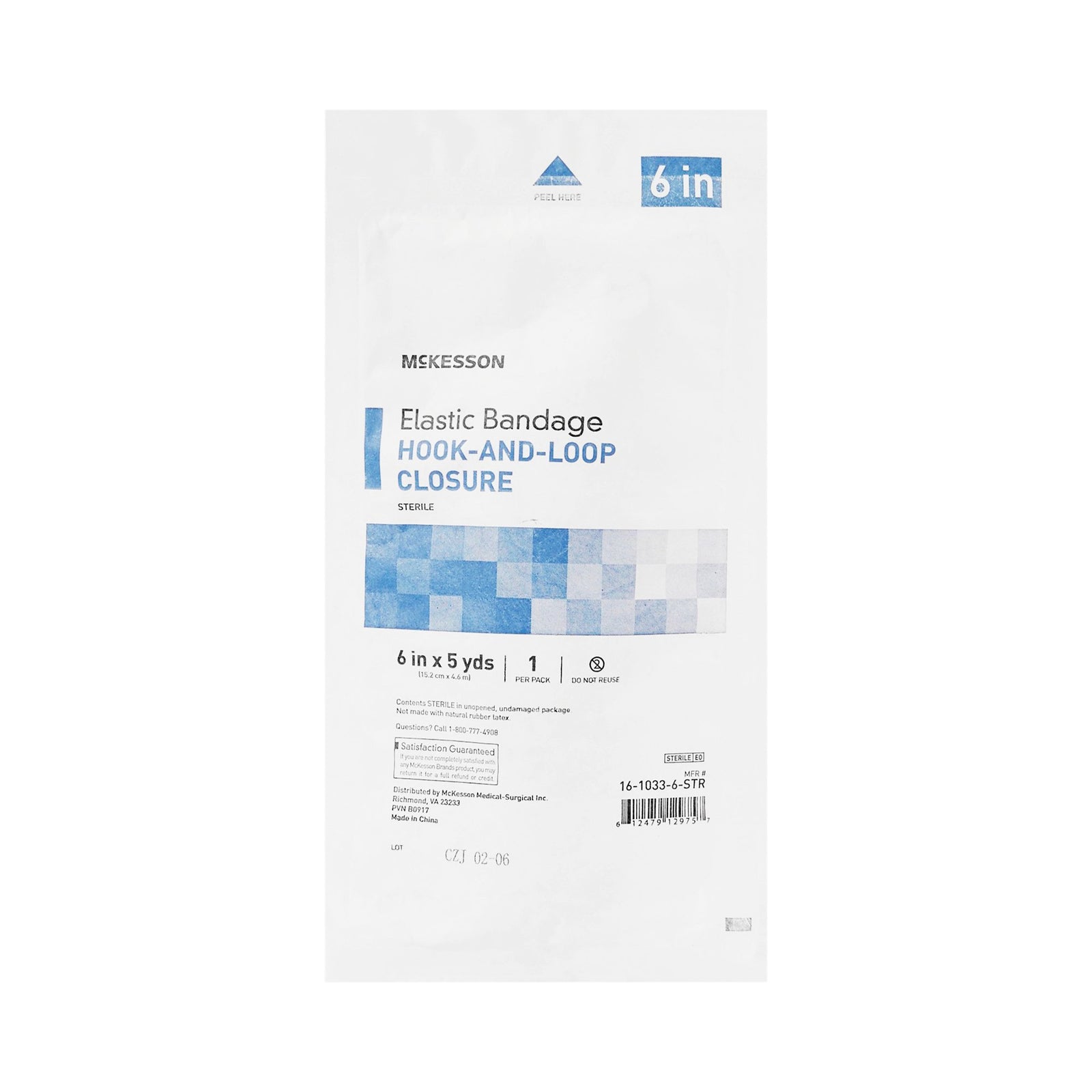 McKesson MedSurg Premium Striped Self-Closure Elastic Bandage