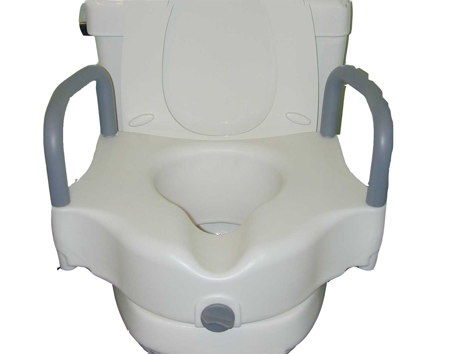 McKesson Raised Toilet Seat with Arms, 5 Inch Height