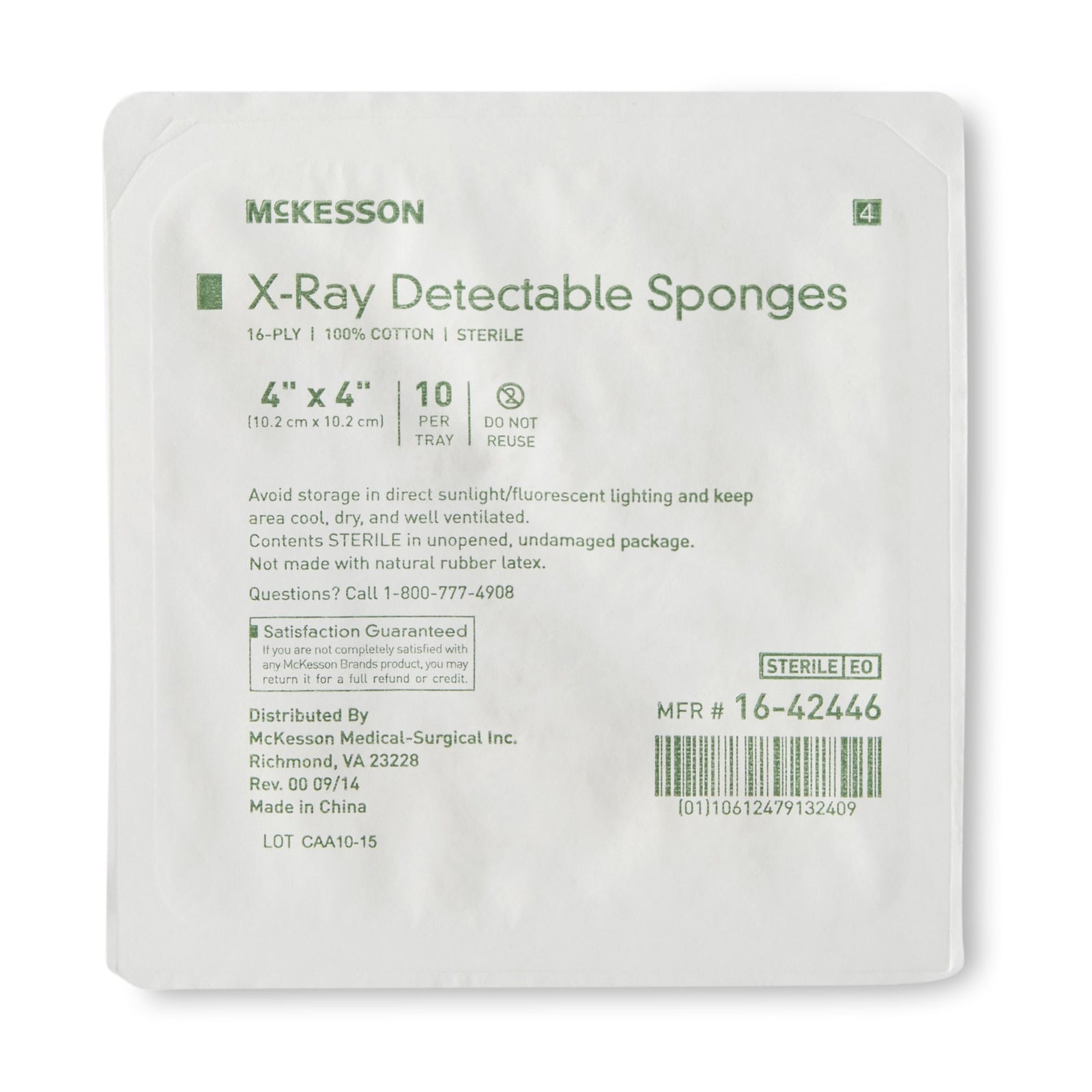 McKesson X-Ray Detectable Gauze Sponges