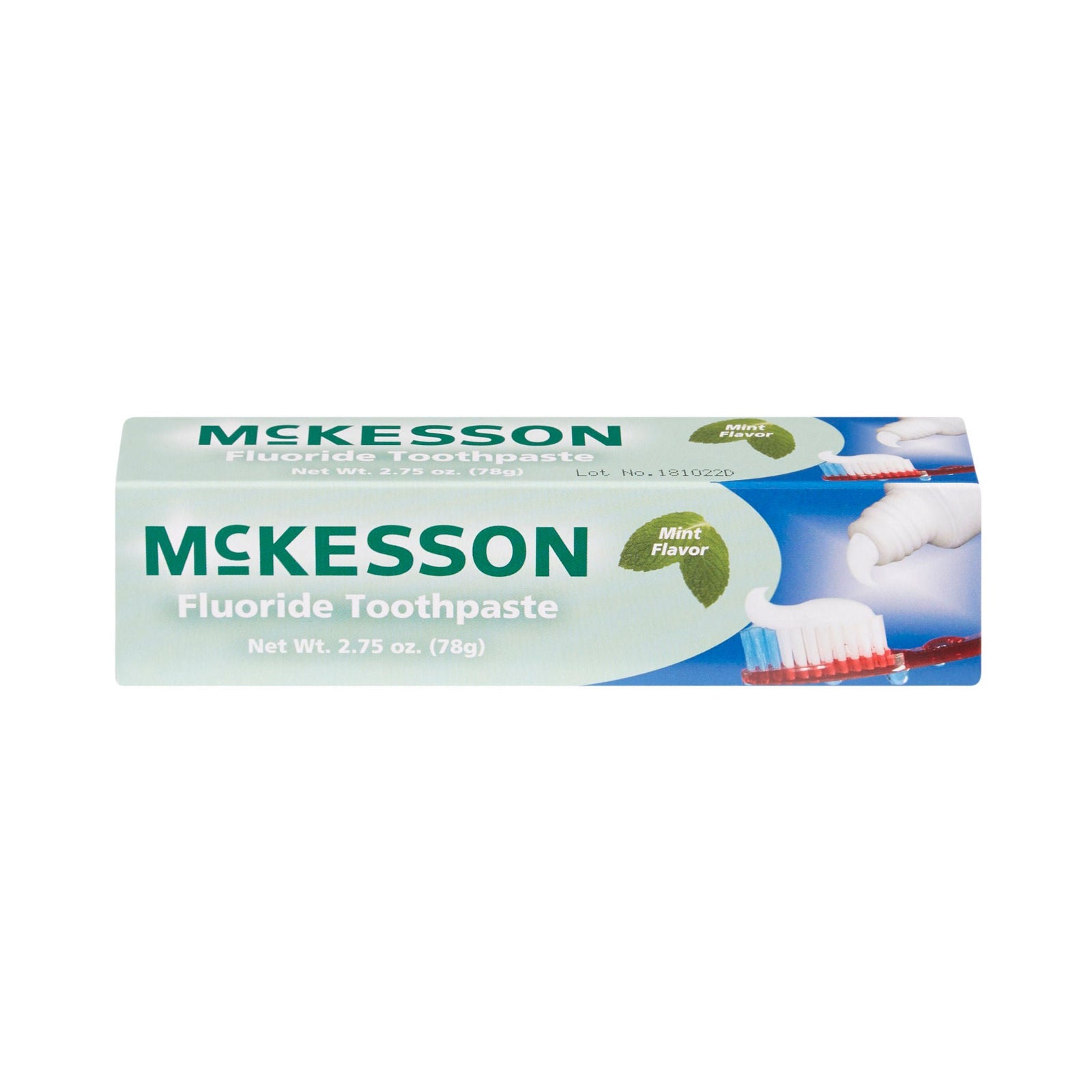 McKesson Fluoride Toothpaste, Mint Flavor, 2.75 oz
