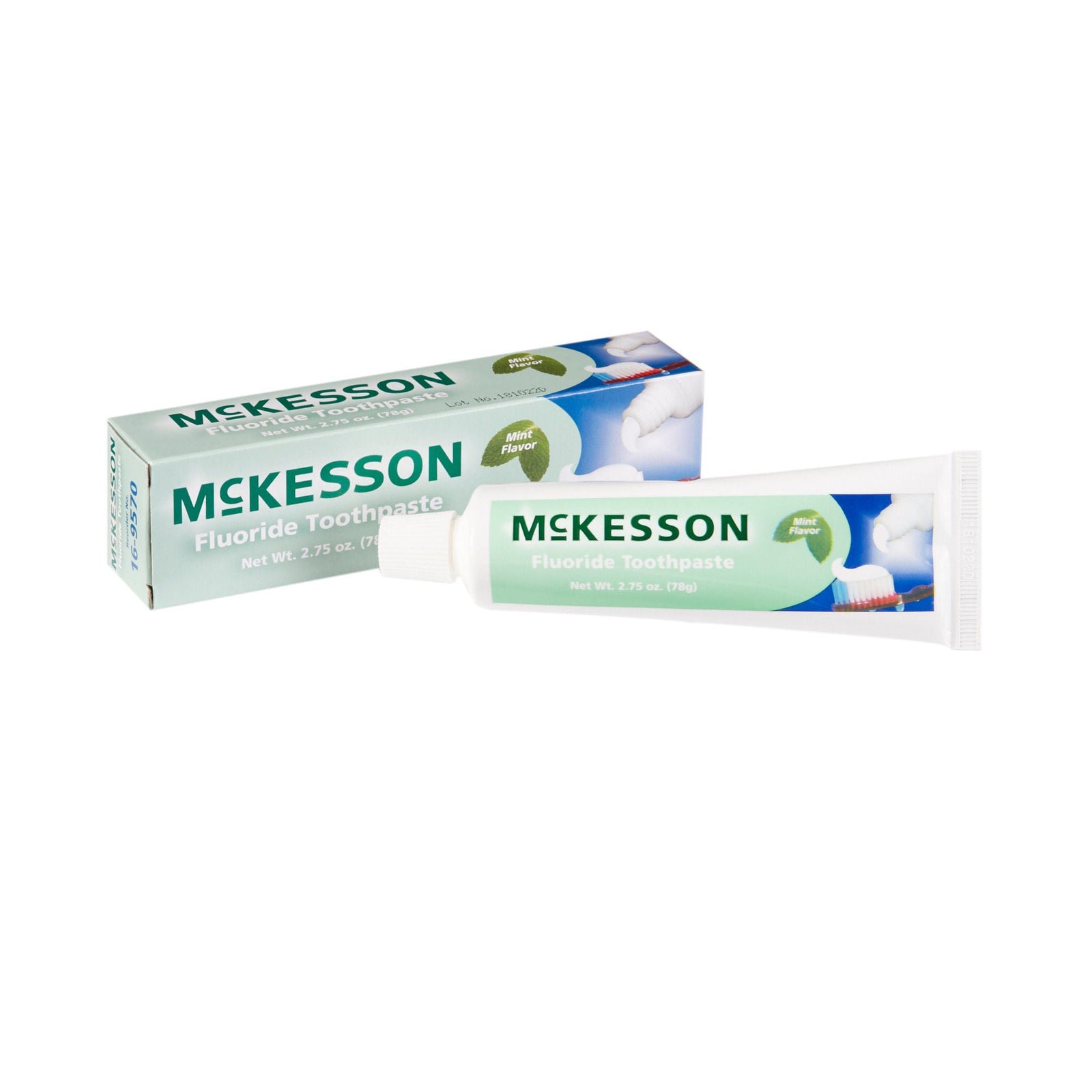 McKesson Fluoride Toothpaste, Mint Flavor, 2.75 oz