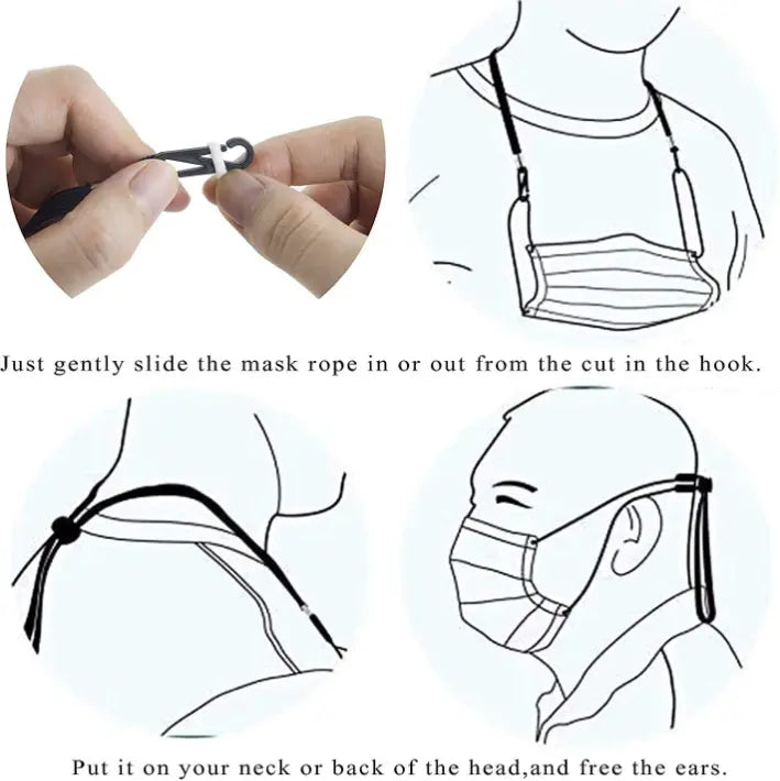 Adjustable Face Mask Lanyard