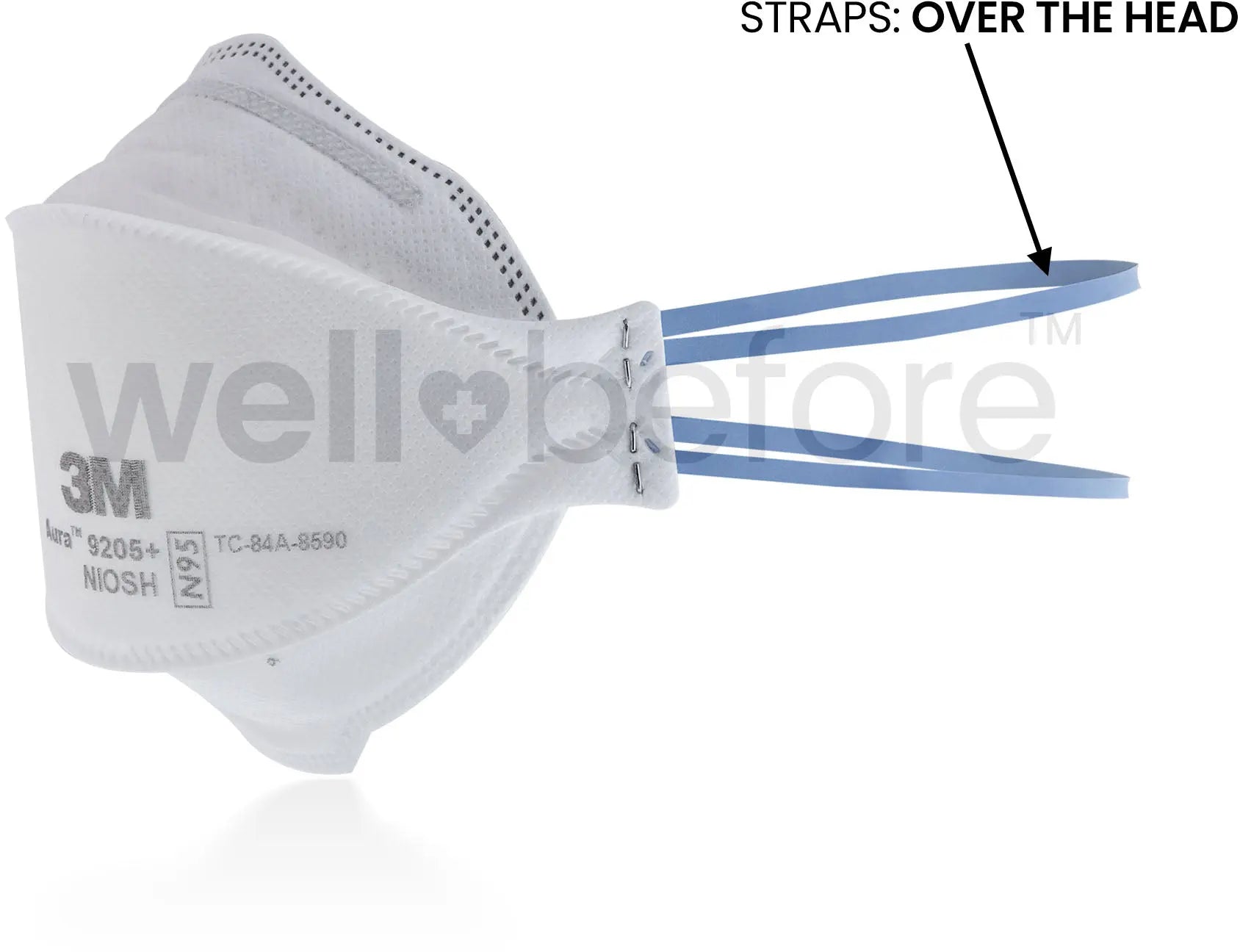 3M™ Aura Particulate Respirator 9205+ Plus N95 - NIOSH Approved