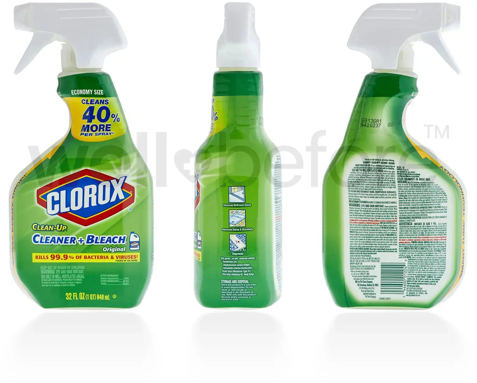 Clorox Clean-Up All Purpose Cleaner with Bleach, Spray Bottle