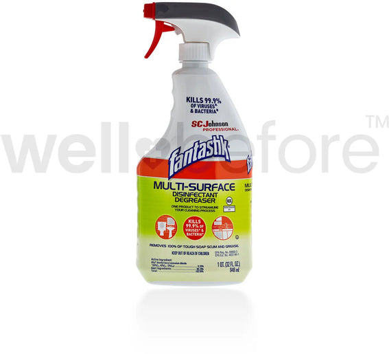 SC Johnson Fantastik Multi-Surface Cleaner & Disinfectant Spray Bottle