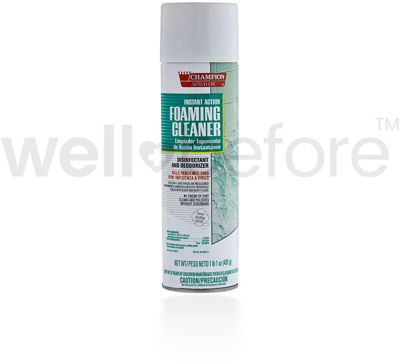 Champion Sprayon Instant Foaming Cleaner Disinfectant & Deodorizer