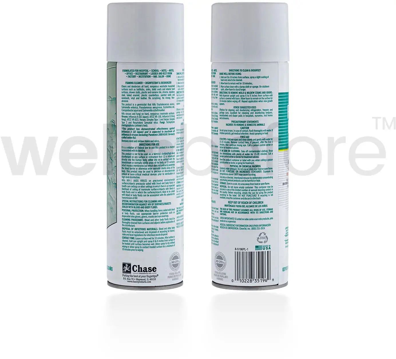 Chase Champion Sprayon Instant Foaming Cleaner Disinfectant & Deodorizer