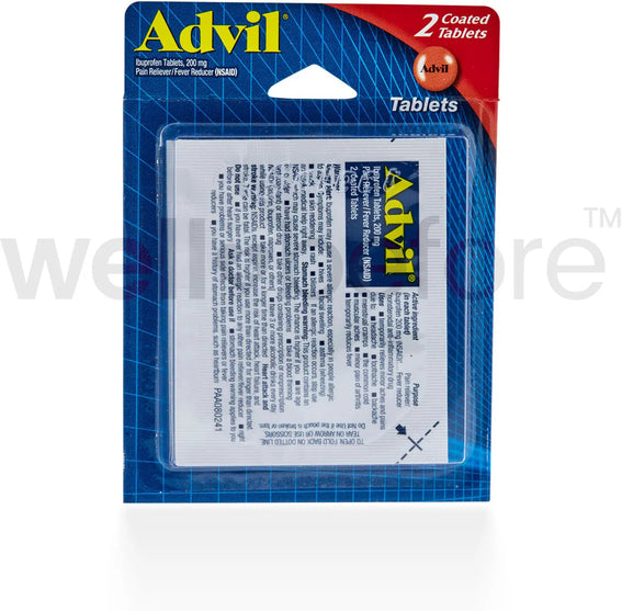 Advil - 2 Coated Tablets - Ibuprofen 200mg