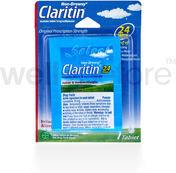 Claritin Allergy Antihistamine Loratadine 10mg - 1 Tablet