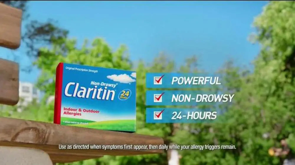 Claritin Allergy Antihistamine Loratadine 10mg - 1 Tablet