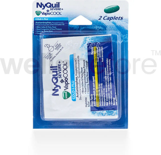 NyQuil Severe, Cold & Flu - Single Pack Blister