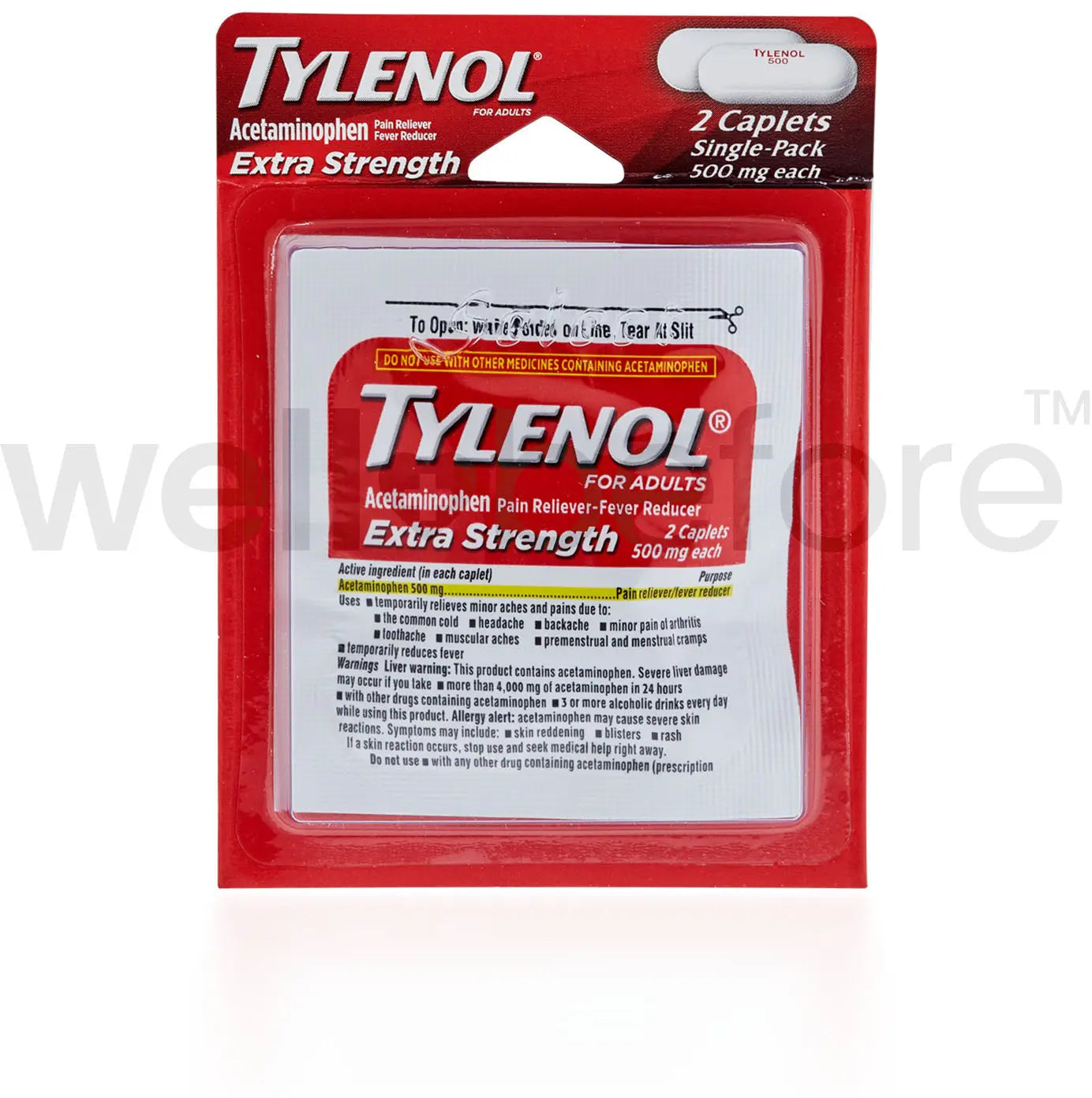 Extra Strength Acetaminophen 2 Caplets